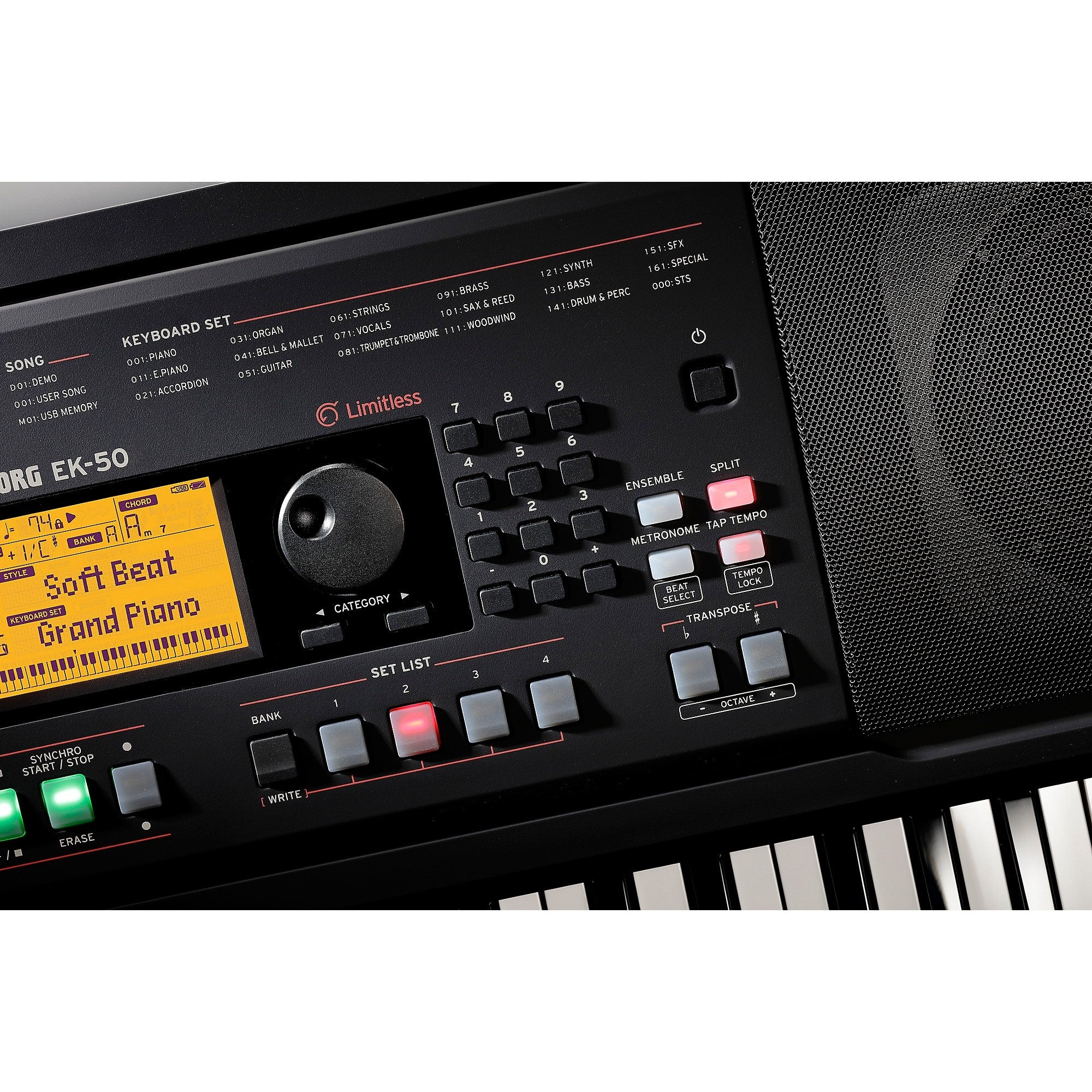 Đàn Keyboard Korg EK-50L Limitless 61-Phím