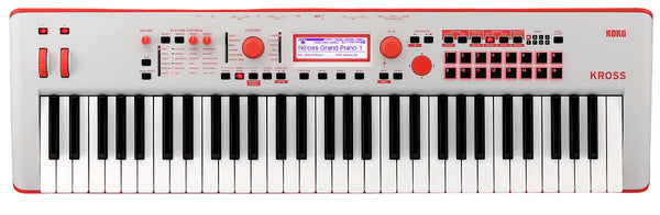 Synthesizer Workstation Korg Kross 2 61-Phím - Gray Red