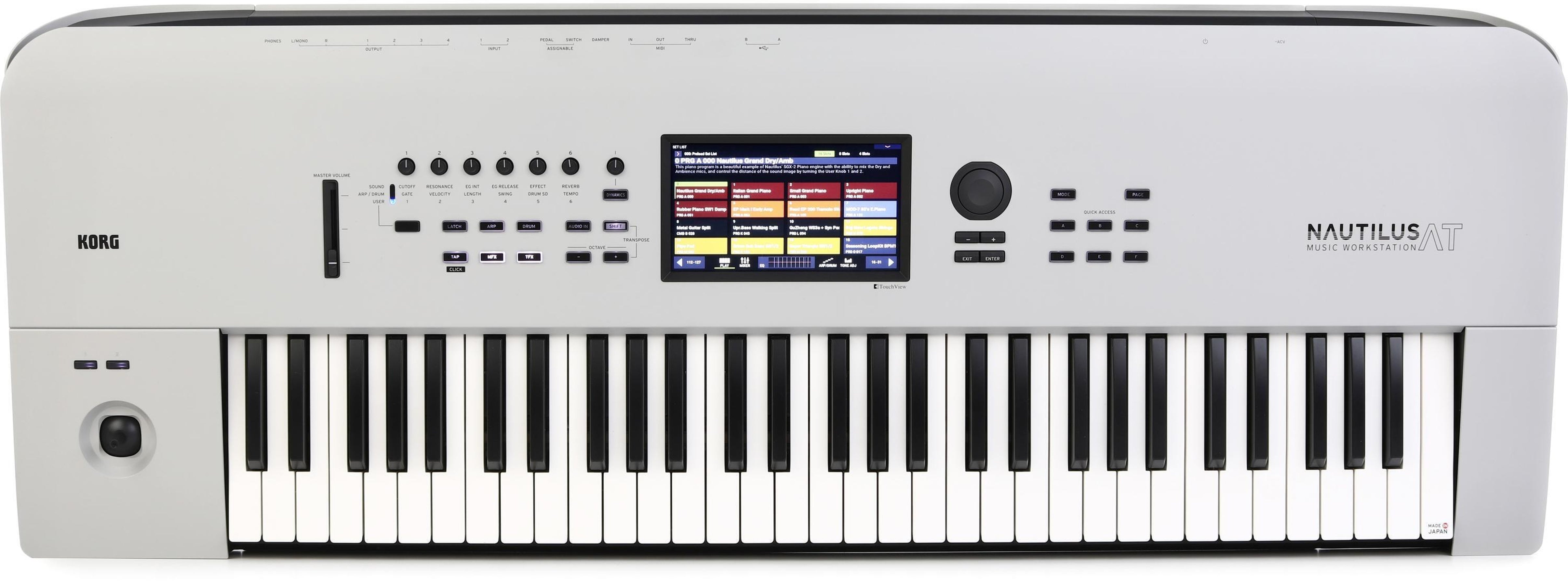 Synthesizer Workstation Korg Nautilus 61AT 61-Phím w/Aftertouch