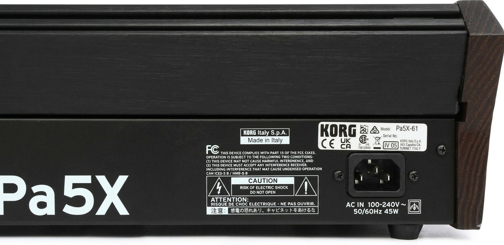 Đàn Keyboard Arranger Workstation Korg Pa5X 61 61-Phím