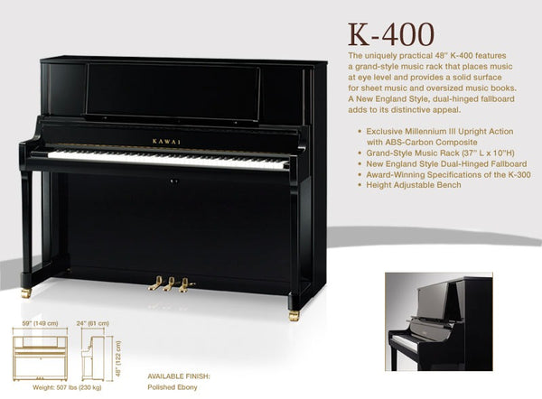Upright Piano Kawai K-400