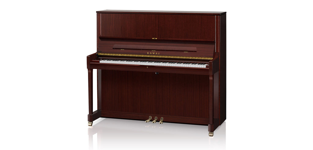 Kawai K600 Upright Piano màu Sapele Mahogany Polish