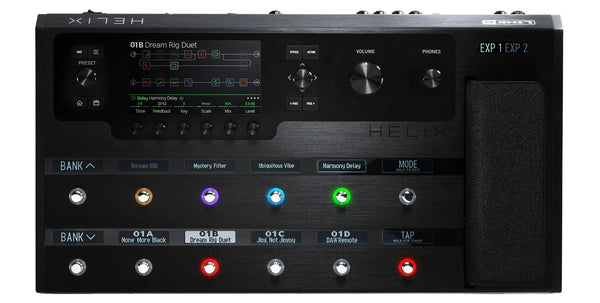 Pedal Multi-Effect Guitar Line 6 Helix Floor Processor