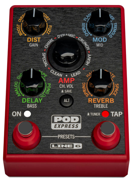Pedal Multi-Effect Guitar Line 6 POD Express