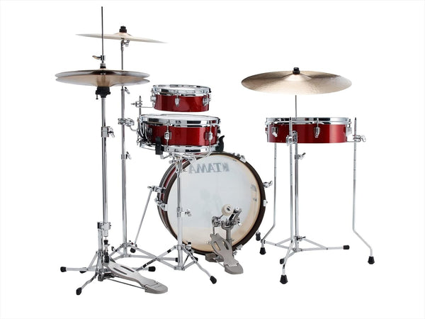 Trống Cơ Tama Club-JAM Pancake LJK48P 4-Shell Pack màu Burnt Red Mist (18"/10"/12"/13")
