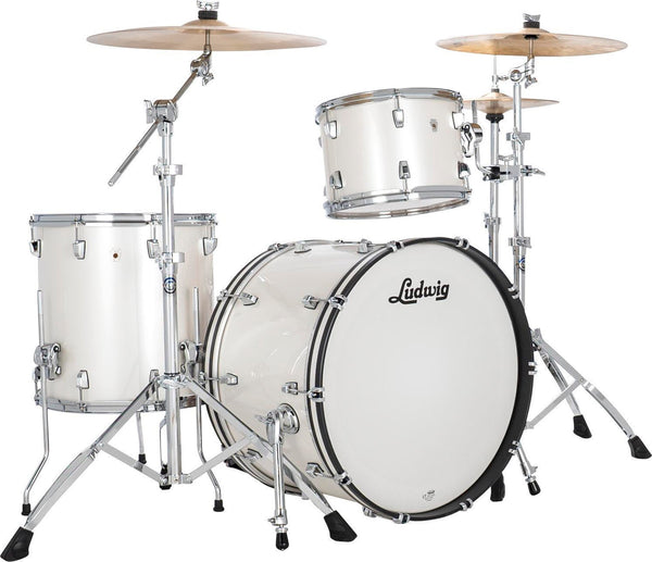 Trống Cơ Ludwig NeuSonic Fab 3-pc Shell Pack, Silver Silk