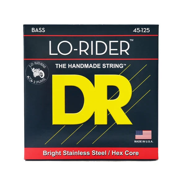 Dây Đàn Guitar Bass DR Strings LO-RIDER Stainless Steel Medium 5-String, 45-125