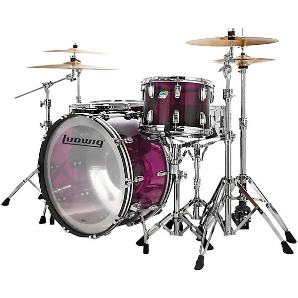 Trống Cơ Ludwig Vistalite Zep 5-Pc Shell Pack, Purple