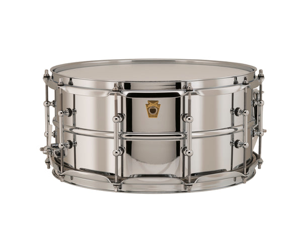 Trống Snare Ludwig LB402BT 14"x6.5" Chrome Over Brass