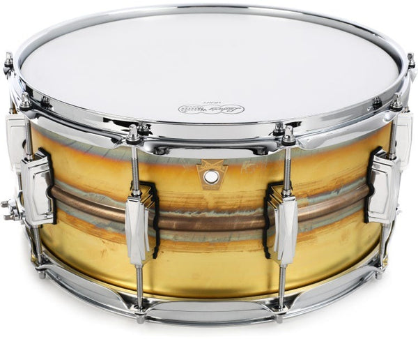 Trống Snare Ludwig LB464R 14"x6.5" Raw Brass Phonic