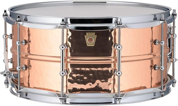 Trống Snare Ludwig LC662KT 14"x6.5" Hammered Copper Phonic w/Tube Lug