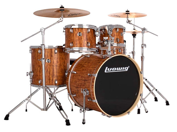 Trống Cơ Ludwig Evolution 22" 5-Pc Shell Pack w/Paiste Cymbal, Cherry
