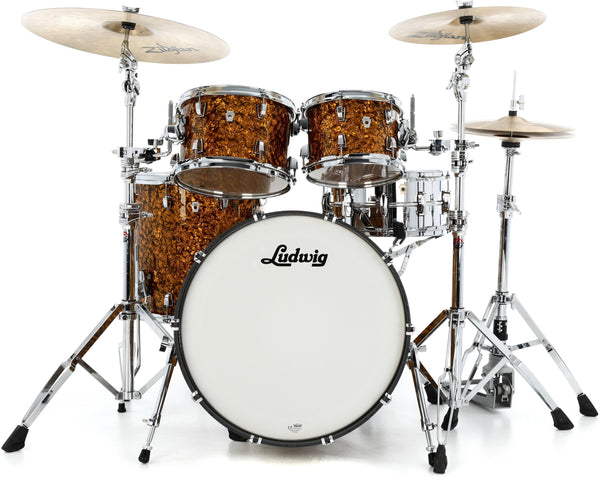 Trống Cơ Ludwig NeuSonic Mod 2 4-pc Shell Pack, Butterscotch Pearl