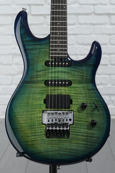 Đàn Guitar Điện Ernie Ball Music Man BFR Luke 4 HSS - Green Tide