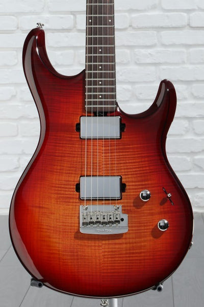 Đàn Guitar Điện Ernie Ball Music Man Luke 4 HH Maple Top - Afterburn