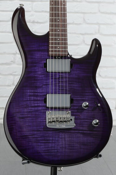 Đàn Guitar Điện Ernie Ball Music Man Luke 4 HH Maple Top - Grape Slushie