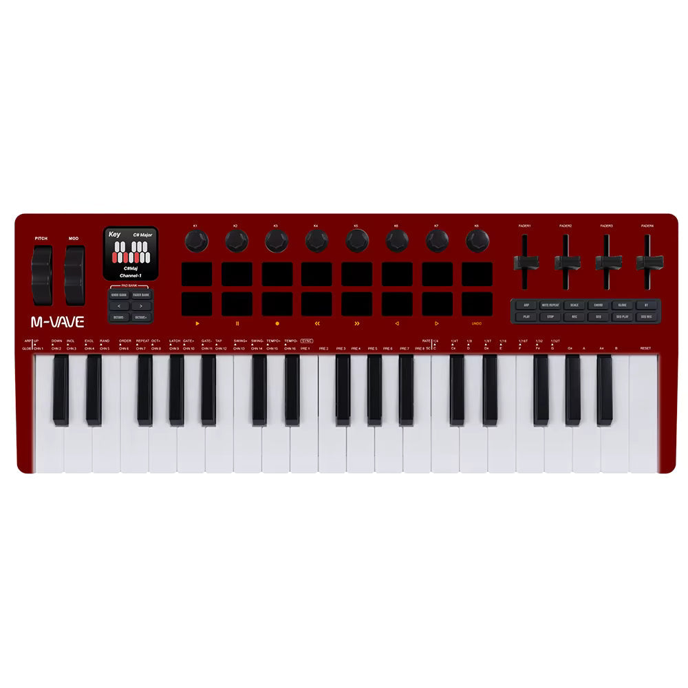 MIDI Keyboard Controller M-Vave SMK-37 Pro