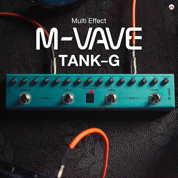 Multi Effect Pedal Guitar M-Vave Tank G