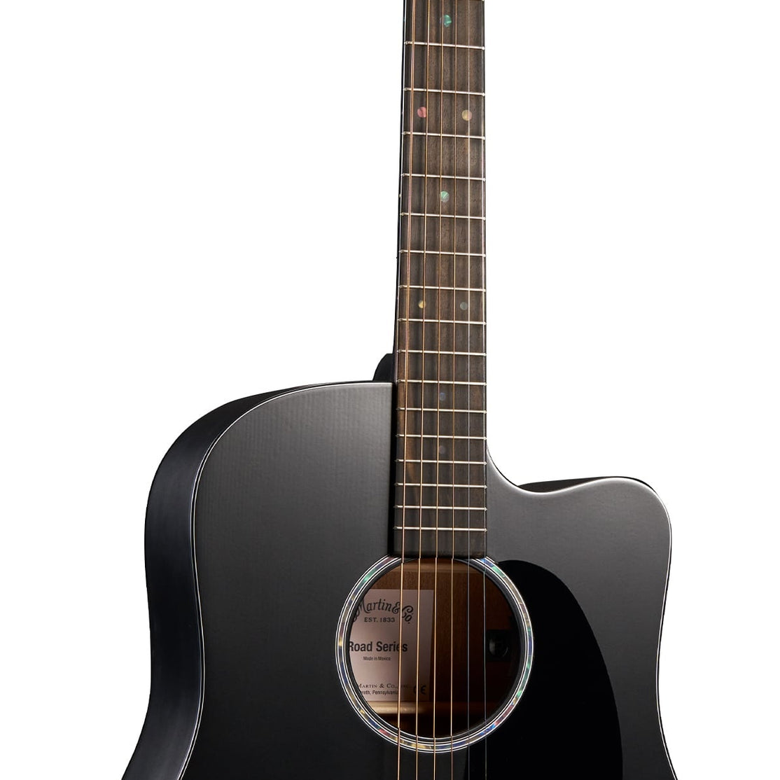 Đàn Guitar Acoustic Martin DC-10E Modern Black Road Series