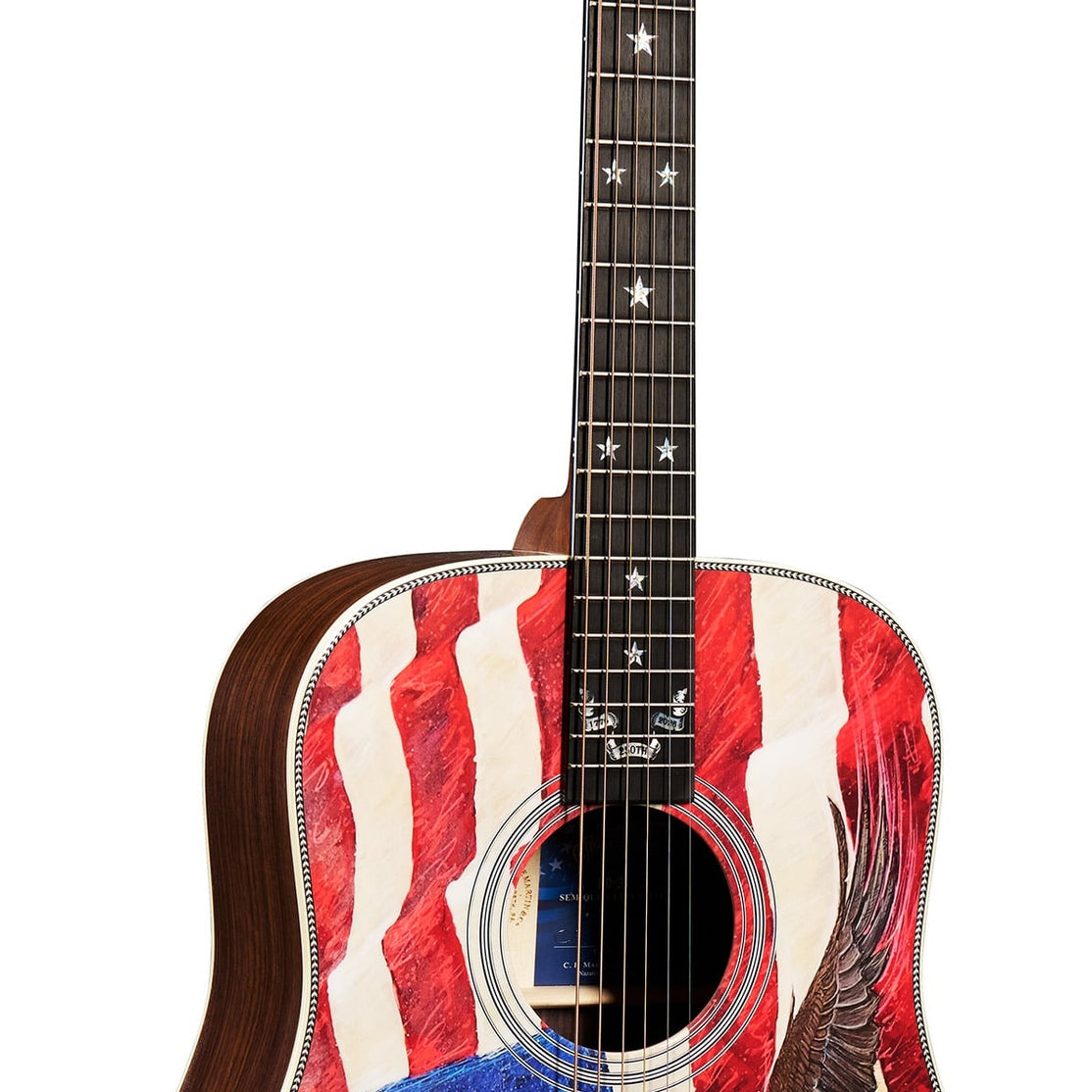 Đàn Guitar Acoustic Martin HD-28 Semiquincentennial Custom & Special Editions - Custom Artwork