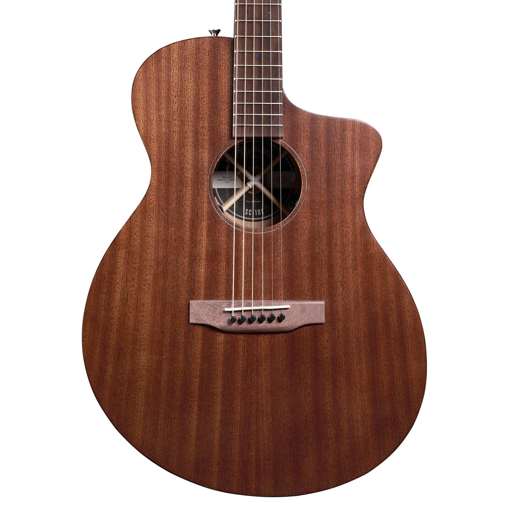 Đàn Guitar Acoustic Martin SC-10E Modern Sapele Road Series