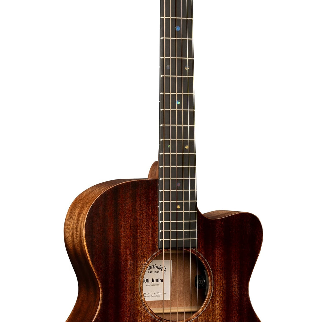 Đàn Guitar Acoustic Martin 000C Jr E StreetMaster Junior Series - Dark Mahogany Distressed