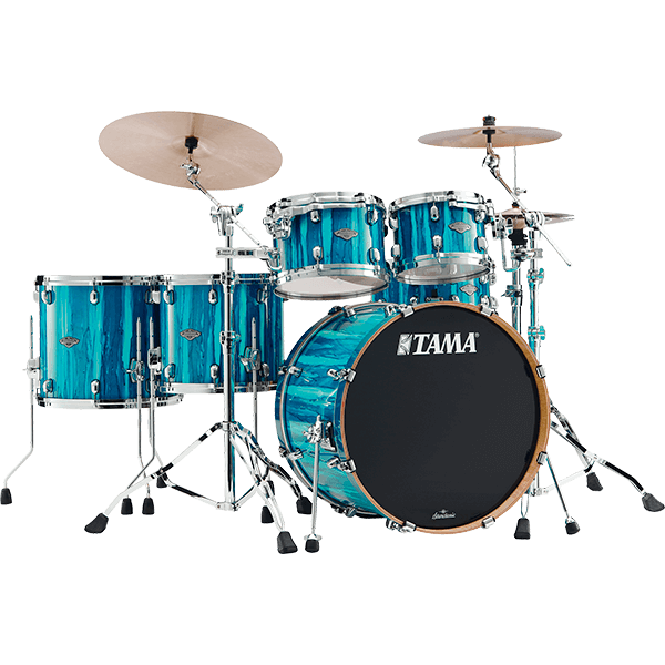 Trống Cơ Tama Starclassic Performer 5-Shell Pack màu Sky Blue Aurora (22"/10"/12"/14"/16")
