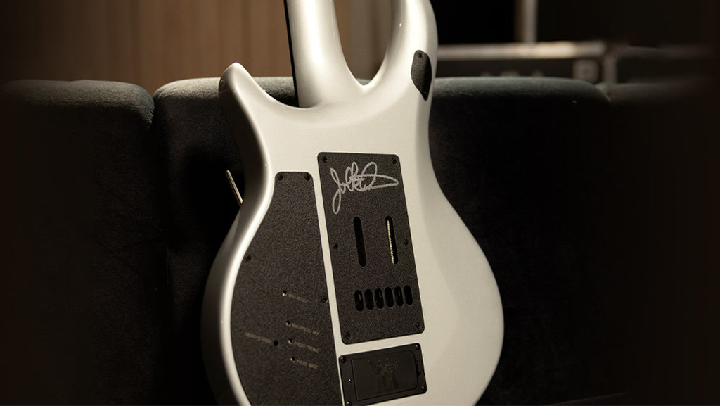 Đàn Guitar Điện Ernie Ball Music Man Majesty 10th Anniversary - Silver Chalice
