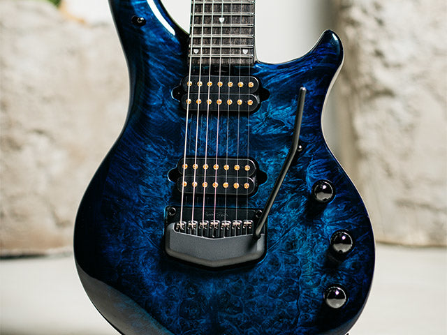 Đàn Guitar Điện 7-dây Ernie Ball Music Man BFR John Petrucci Majesty 7 - Blue Ink