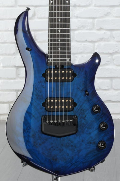 Đàn Guitar Điện 7-dây Ernie Ball Music Man BFR John Petrucci Majesty 7 - Blue Ink