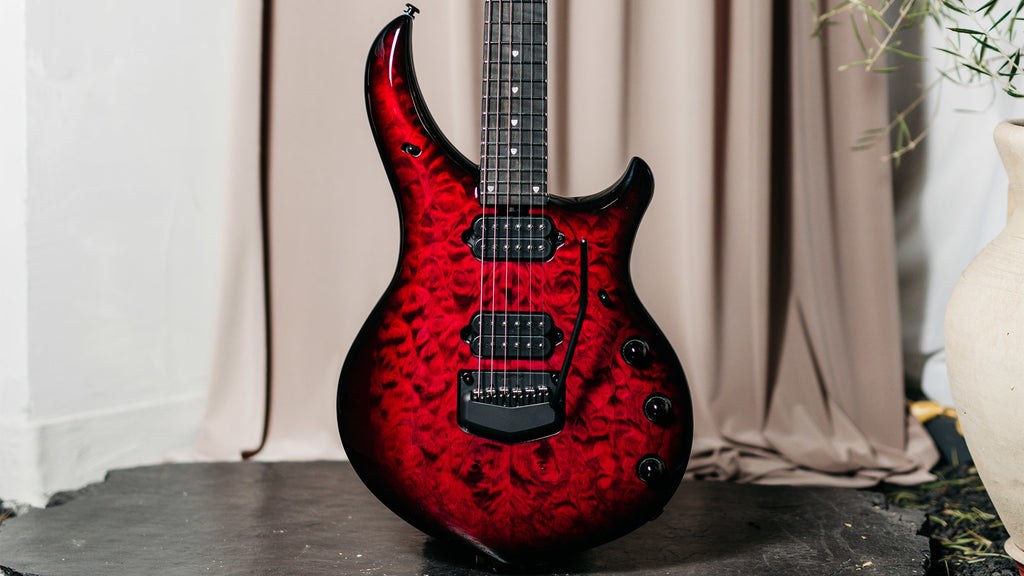 Đàn Guitar Điện Ernie Ball Music Man John Petrucci Limited-edition Maple Top Majesty 6 - Red Nebula