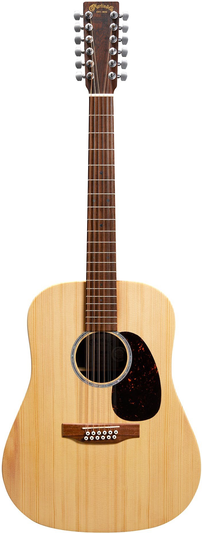 Đàn Guitar Acoustic Martin D-X2E 12-string Brazilian Rosewood X Series - Natural