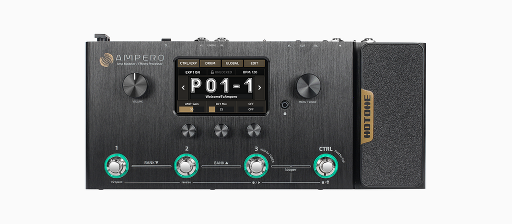Multi Effect Pedal Hotone Ampero MP-100