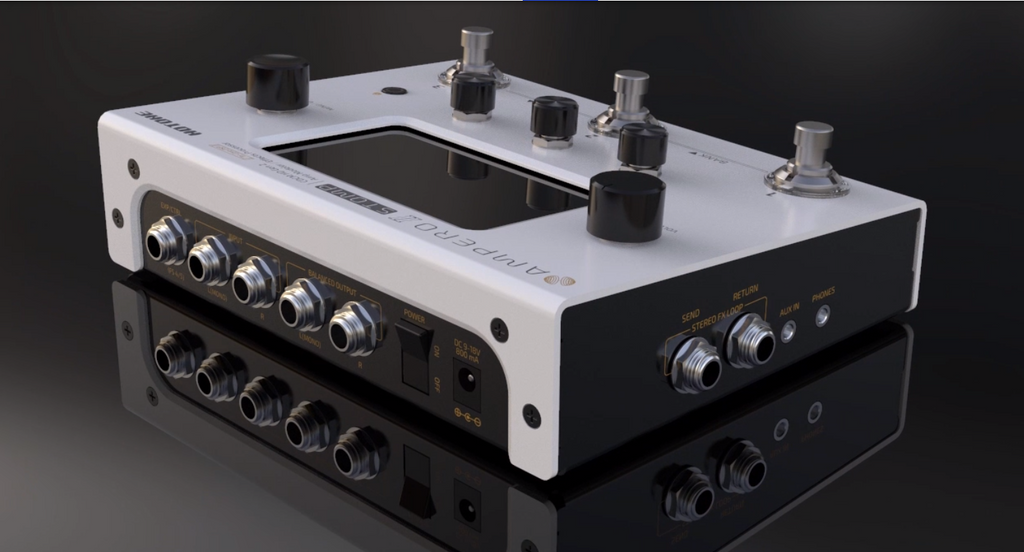 Multi Effect Pedal Ampero II Stomp MP-300 10th Anniversary Limited Edition có giắc cắm I/O phong phú