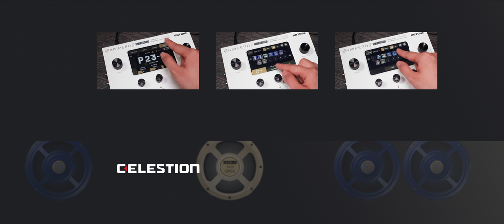 Multi Effect Pedal Ampero II Stomp MP-300 10th Anniversary Limited Edition cải thiện hiệu suất IR cho âm thanh trung thực