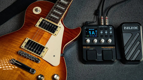 Pedal Guitar Nux MG-101 Modeling Guitar Processor thoả sức chơi với Rock