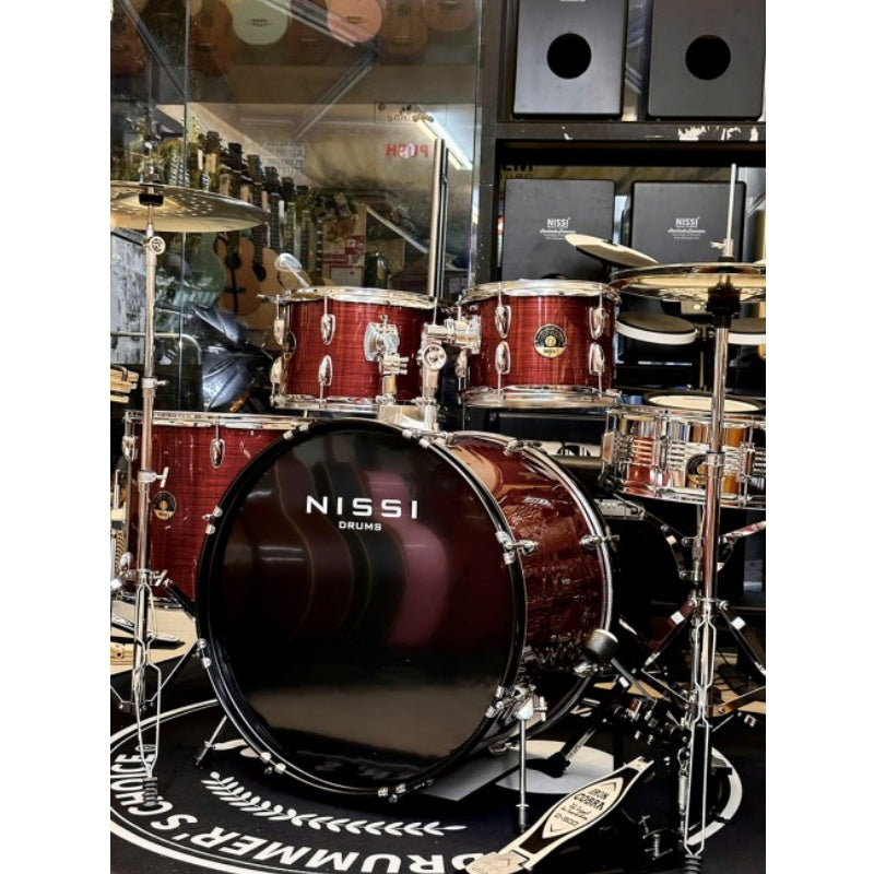 Trống Cơ Nissi Drums Set Ply Wood 5-Pcs w/Cymbal + Hardware (22"/10"/12"/14"/16")