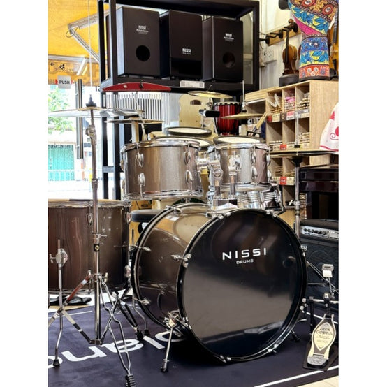 Trống Cơ Nissi Drums Set Ply Wood 5-Pcs w/Cymbal + Hardware (22"/10"/12"/14"/16")
