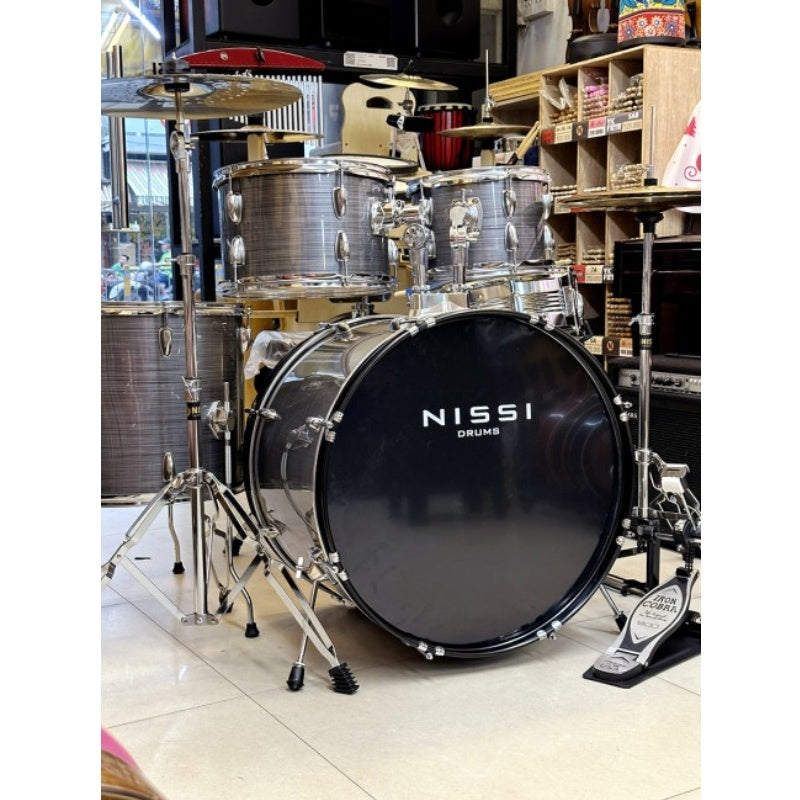 Trống Cơ Nissi Drums Set Ply Wood 5-Pcs w/Cymbal + Hardware (22"/10"/12"/14"/16")