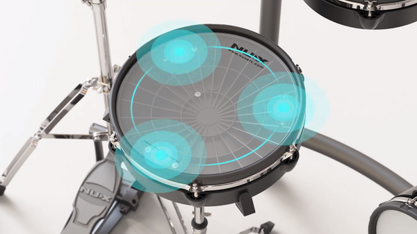 Trống Snare trên Nux DM-8 lên tới 12inch