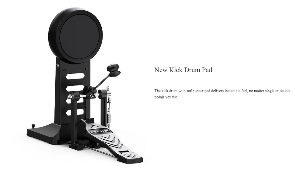 Kick Pad lên tới 8 inch trên Nux DM-7