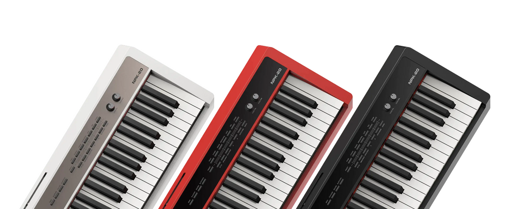 Đàn Portable Digital Piano Nux NPK-20 88-Key có 3 màu sắc cho bạn lựa chọn: Black, Red, White