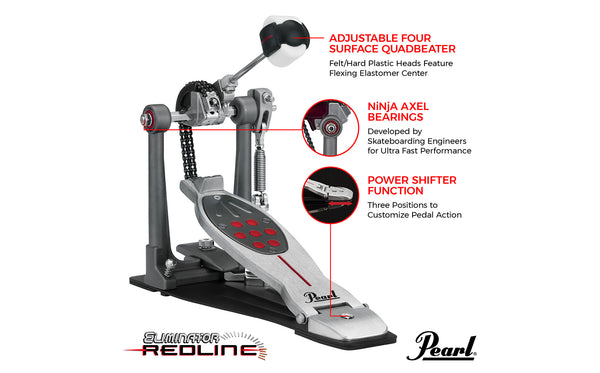Pedal Đơn Trống Bass Pearl P2050C Eliminator