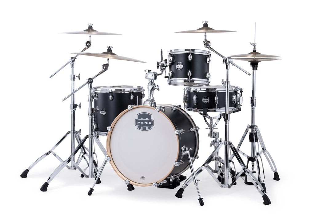 Trống Cơ Mapex MM486S Bop 4-Pc Shell Pack (18"/10"/14"/14") màu Matte Black