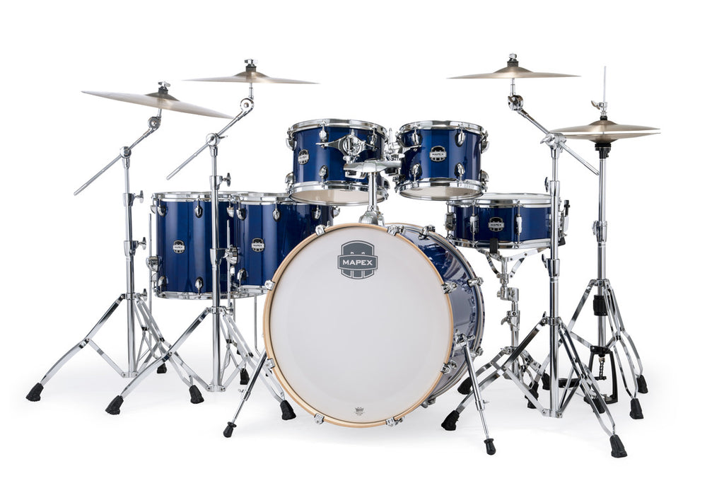 Trống Cơ Mapex MM628SFU 6-Pc Studioease Shell Pack (22"/10"/12"/14"/14"/16") màu Midnight Blue
