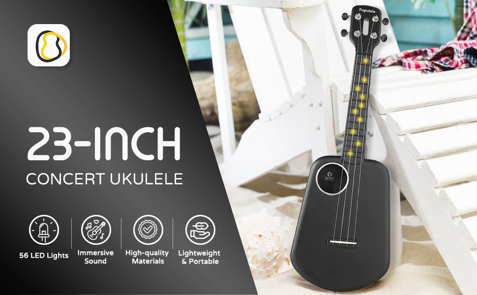 Đàn Ukulele Concert Populele 2 Pro Smart