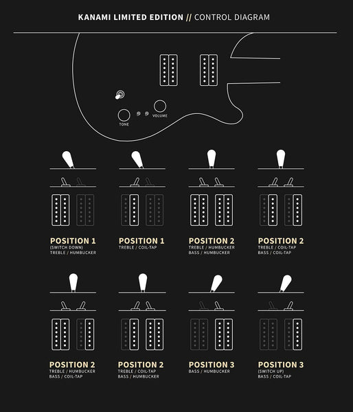 PRS Kanami Limited Edition - Control Diagram
