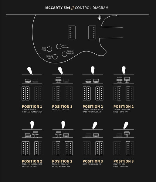 PRS McCarty 594 10-Top Controls Diagram