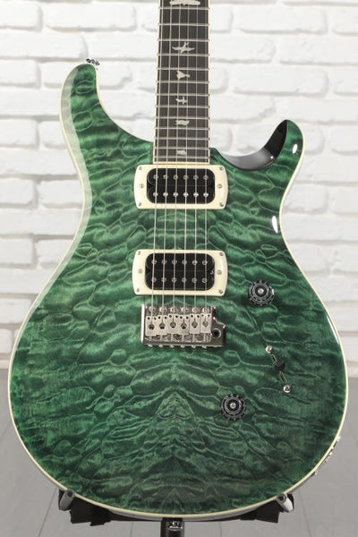 Đàn Guitar Điện PRS SE Custom 24 Quilt - Teal Black w/Ebony Fingerboard