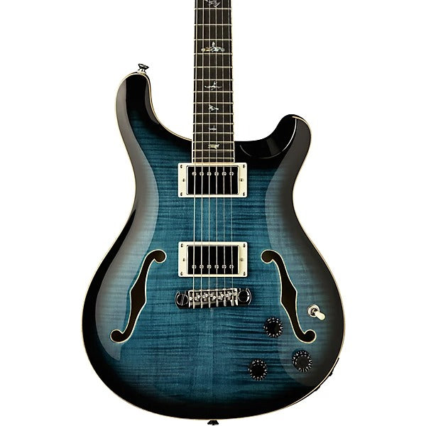 Đàn Guitar Điện PRS SE Hollowbody II Piezo, Peacock Blue Burst w/Ebony Fingerboard